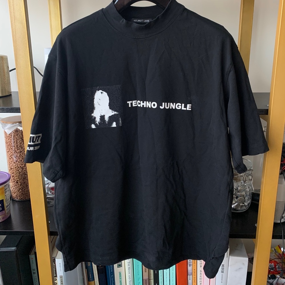 Helmut Lang Black Logo T-shirt